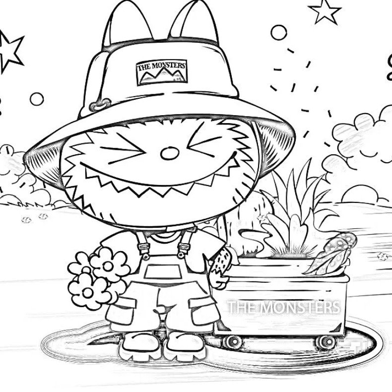 Labubu at the Beach