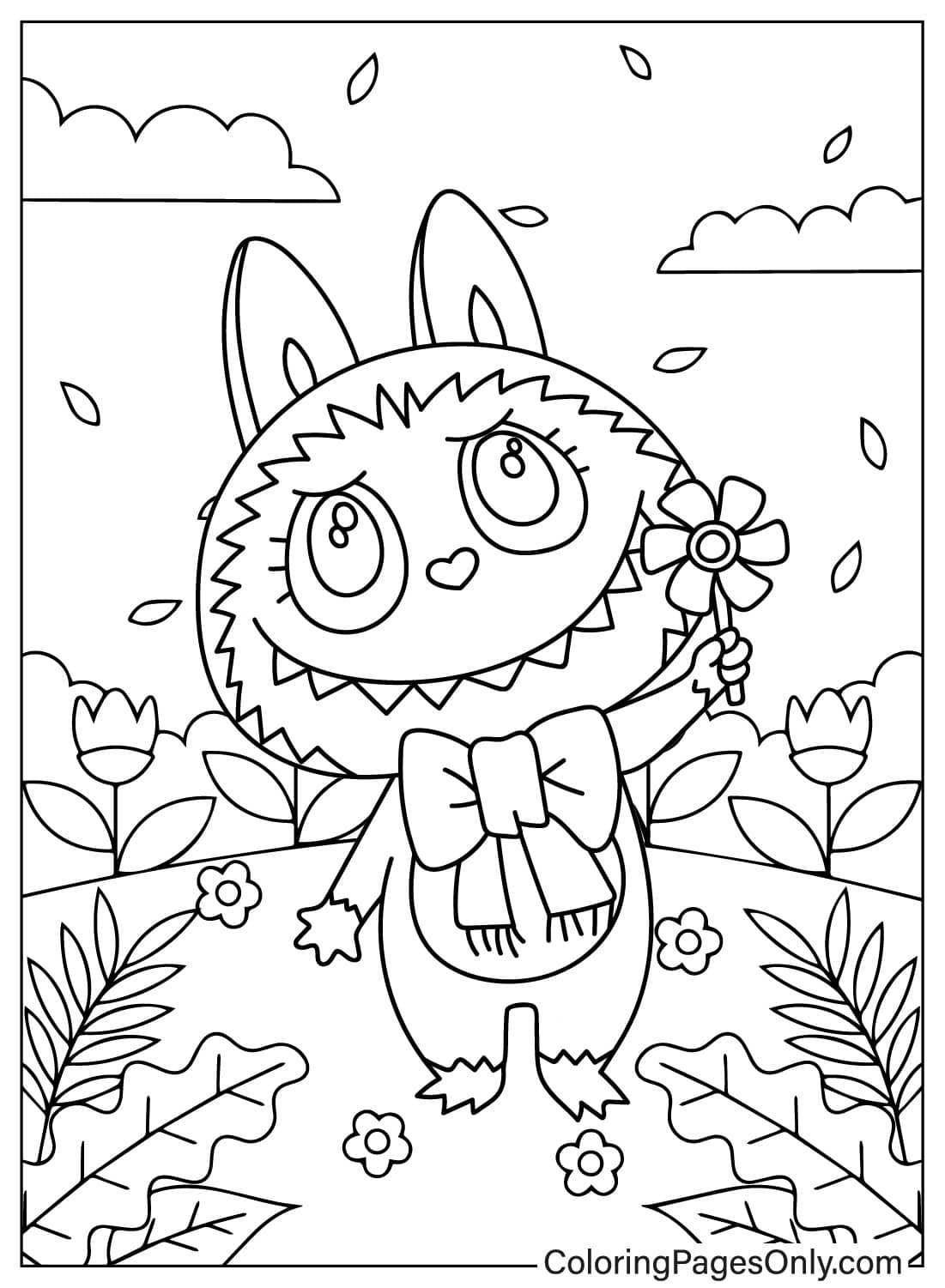 Labubu in the Garden