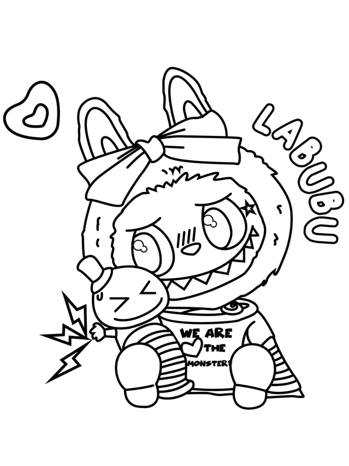Labubu Playing with Toys